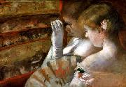 Mary Cassatt A Corner of the Loge oil painting artist